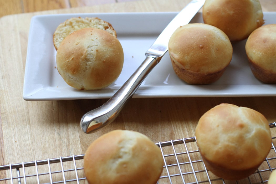 No-Knead Batter Rolls – The Frugal Girl