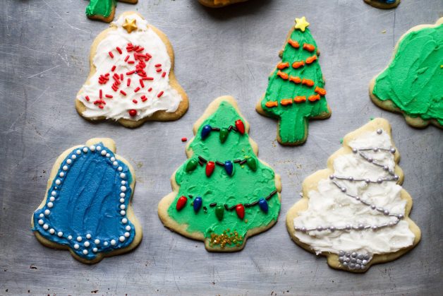 normal Christmas cookies