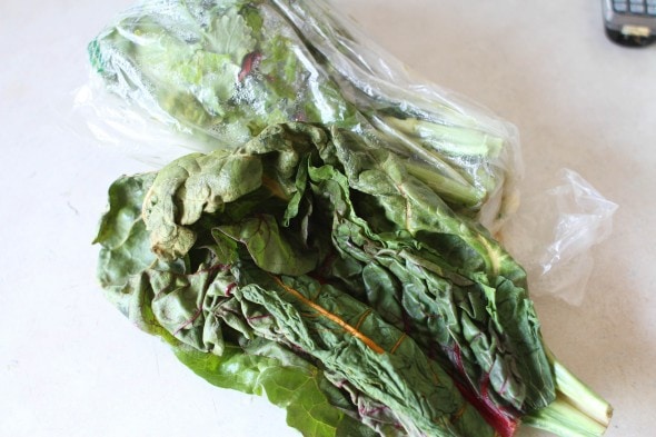 moldy swiss chard